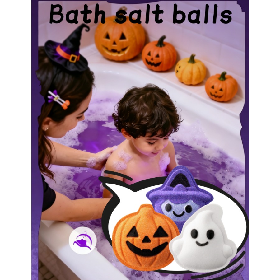 Bath Salts - 1/3 szt. Halloweenowe kulki do kąpieli