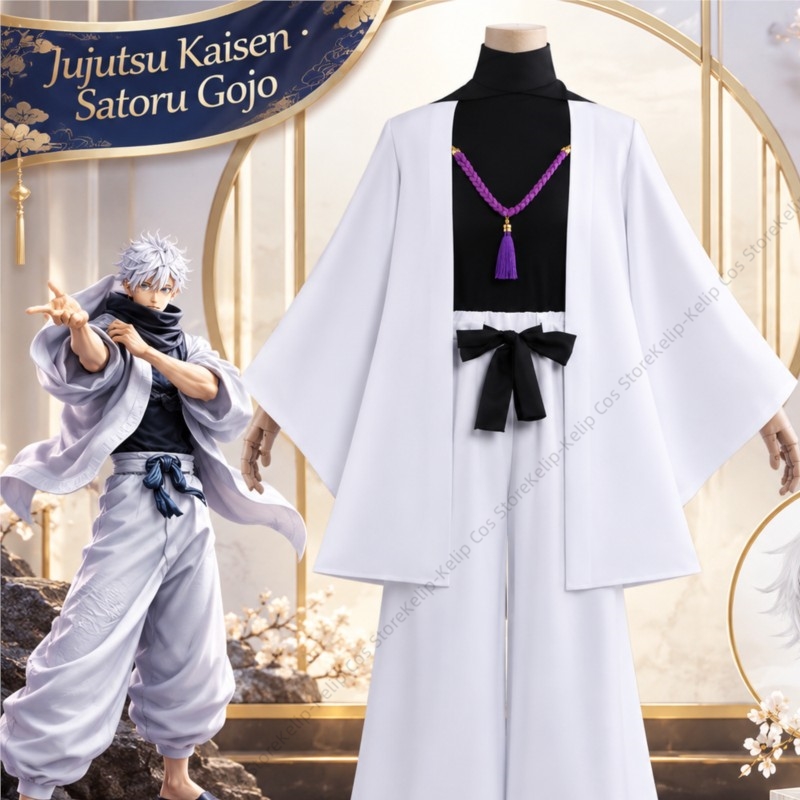 Biały haori, strój cosplay z a – Bathrobe recenzja i cena