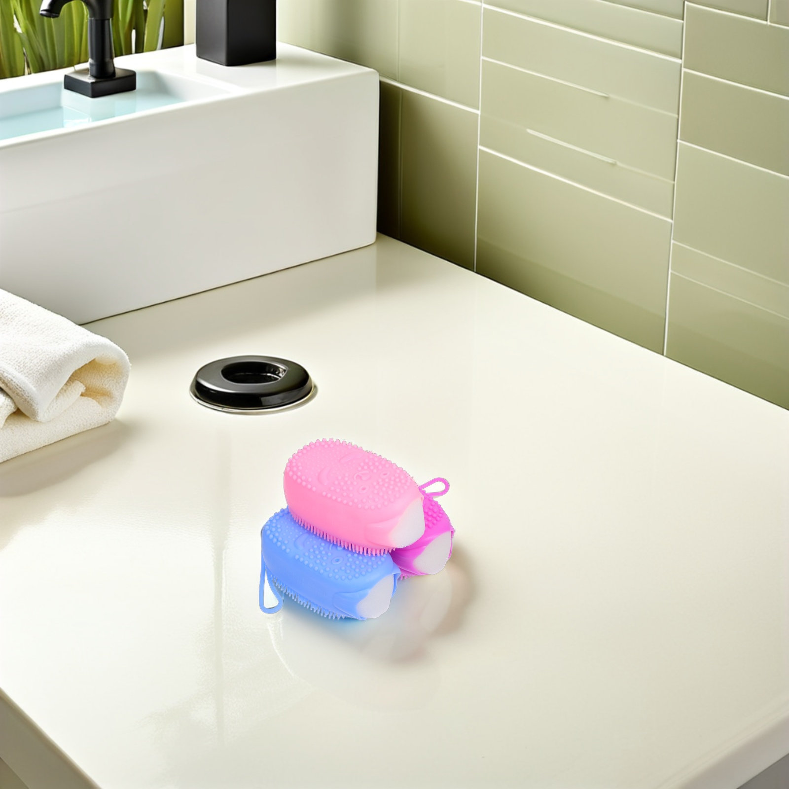3 sztuki gąbki do masażu i złu – Body Brush recenzja i cena